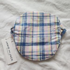 Janie and Jack Gingham Driver Cap